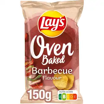 Jumbo Lay's Oven Baked Barbecue Chips 150 gr aanbieding