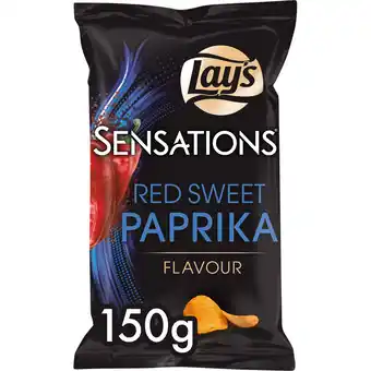 Jumbo Lay's Sensations Red Sweet Paprika Chips 150 gr aanbieding