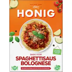 Jumbo Honig Maaltijdmix voor Spaghettisaus Bolognese 41 g aanbieding