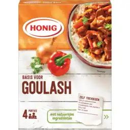 Jumbo Honig Maaltijdmix voor Goulash 78 g aanbieding