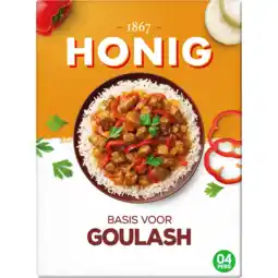 Jumbo Honig Maaltijdmix voor Goulash 78 g aanbieding