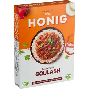 Jumbo Honig Maaltijdmix voor Goulash 78 g aanbieding