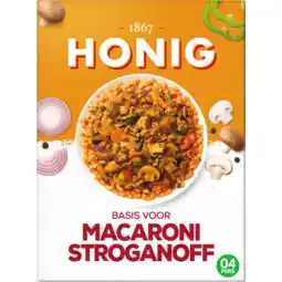 Jumbo Honig Basis voor Macaronisaus Stroganoff 69 g aanbieding