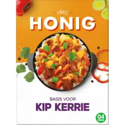 Jumbo Honig Maaltijdmix voor Kip Kerrie 59 g aanbieding