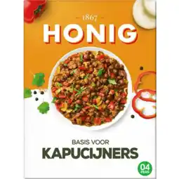 Jumbo Honig Maaltijdmix voor Kapucijners 45 g aanbieding