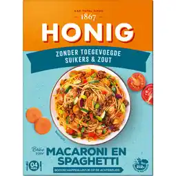 Jumbo Honig Natuurlijk vol smaak Macaroni en Spaghetti 36 g aanbieding