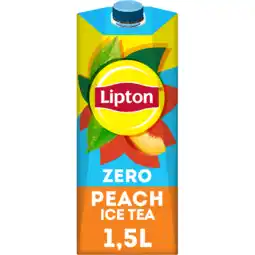 Jumbo Lipton Ice Tea Peach Zero Sugar 1.5 l aanbieding