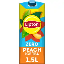 Jumbo Lipton Ice Tea Peach Zero Sugar 1.5 l aanbieding