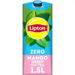 Jumbo Lipton Ice Tea Green Mango Zero 1,5 L aanbieding