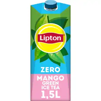 Jumbo Lipton Ice Tea Green Mango Zero 1,5 L aanbieding