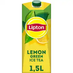 Jumbo Lipton Ice Tea Green Lemon 1,5 L aanbieding