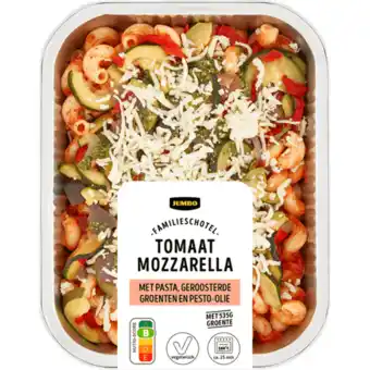 Jumbo Jumbo Familieschotel Tomaat Mozzarella 900 g aanbieding