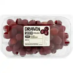 Jumbo Jumbo Druiven Rood/Blauw Pitloos 500 g aanbieding