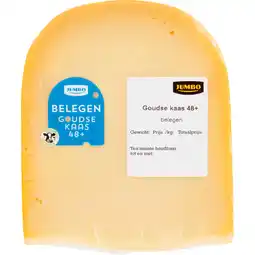 Jumbo Jumbo Goudse Kaas 48+ Belegen ca. 404 g aanbieding