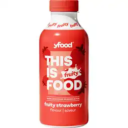 Jumbo YFood Drinkmaaltijd Fruity Strawberry 500ML aanbieding