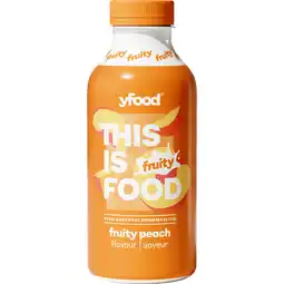 Jumbo Yfood Drinkmaaltijd Fruity Peach 500ml aanbieding