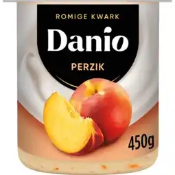 Jumbo Danio Romige Kwark Perzik 450 g aanbieding