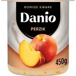 Jumbo Danio Romige Kwark Perzik 450 g aanbieding