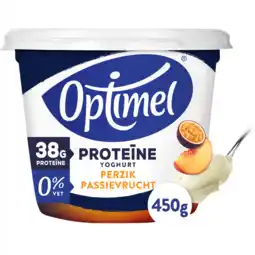 Jumbo Optimel Proteïne Yoghurt Perzik Passievrucht 0% Vet aanbieding
