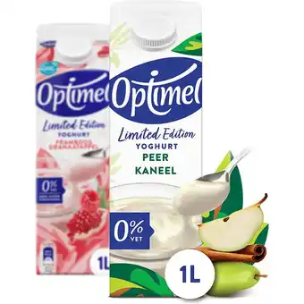 Jumbo Optimel Yoghurt Peer Kaneel 0% Vet Limited Edition 1000 ml aanbieding