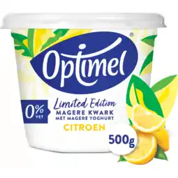 Jumbo Optimel Magere Kwark met Magere Yoghurt Winter Orange 0% Vet Limited Edition 500 g aanbieding