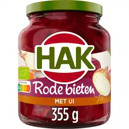 Jumbo Hak Rode Bieten met Ui Bio 355 g aanbieding