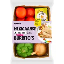 Jumbo Jumbo Verspakket Mexicaanse Burrito's 4 Personen aanbieding