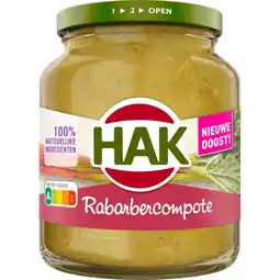 Jumbo Hak Rabarbercompote 360 g aanbieding
