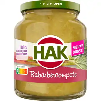 Jumbo Hak Rabarbercompote 360 g aanbieding