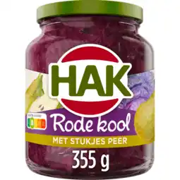 Jumbo Hak Rode Kool met Stukjes Peer 355 g aanbieding