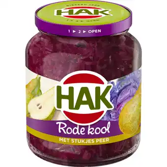 Jumbo Hak Rode Kool met Stukjes Peer 355 g aanbieding