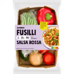 Jumbo Jumbo Italiaanse Fusili Salsa Rossa Verspakket 980 g aanbieding