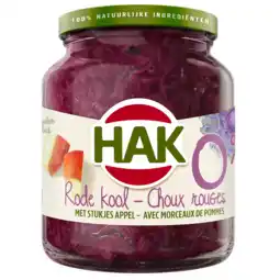 Jumbo Hak Rode Kool 0% met Stukjes Appel 350 g aanbieding