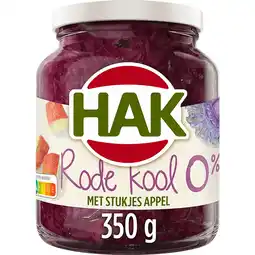 Jumbo Hak Rode Kool 0% met Stukjes Appel 350 g aanbieding