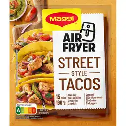 Jumbo MAGGI Kruidenmix AirFryer Wrap It StreetTaco 41g aanbieding