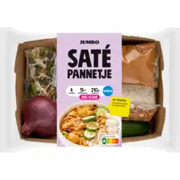 Jumbo Jumbo Gesneden Verspakket Satépannetje met Rijst 4 Personen aanbieding