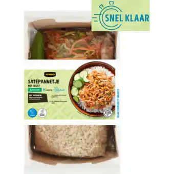 Jumbo Jumbo Gesneden Verspakket Satépannetje met Rijst 4 Personen aanbieding