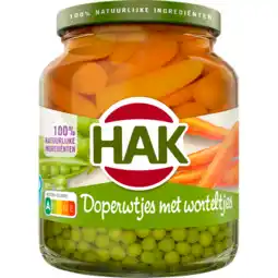 Jumbo Hak Doperwtjes met Worteltjes 350 g aanbieding