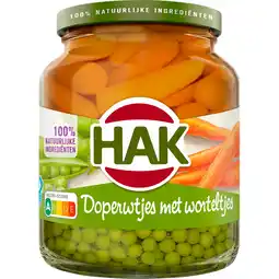 Jumbo Hak Doperwtjes met Worteltjes 350 g aanbieding