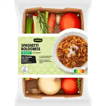 Jumbo Jumbo Verspakket Spaghetti Bolognese 4 Personen aanbieding