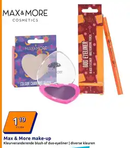 Action Max & More make-up aanbieding