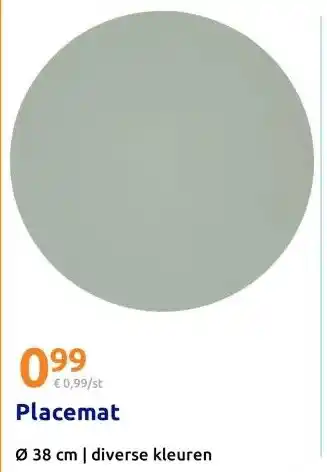 Action Placemat aanbieding