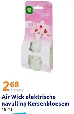 Action Air Wick elektrische navulling Kersenbloesem aanbieding