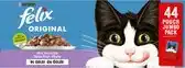 Welkoop Felix Mixed Selection - Kattenvoer - 44x85 gram - Vlees - Vis - 3,74kg aanbieding