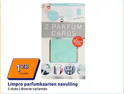 Action Limpro parfumkaarten navulling aanbieding
