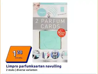 Action Limpro parfumkaarten navulling aanbieding