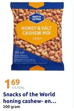 Action Snacks of the World honing cashew- en... aanbieding