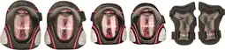 Bol.com Nijdam Beschermset Deluxe - Junior - Zwart/Zilvergrijs/Roze - L aanbieding