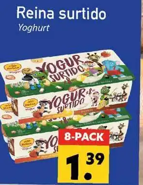 Tanger Markt Reina surtido yoghurt aanbieding