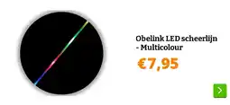 Obelink Obelink LED scheerlijn Multicolour aanbieding